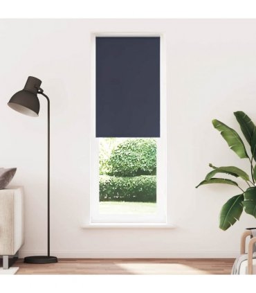 vidaXL Roller Blind Blackout Marine 75x210 cm Fabric Width 70.7 cm Polyester
