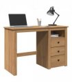 vidaXL Desk PANAMA 112x45x75 cm Solid Wood Pine