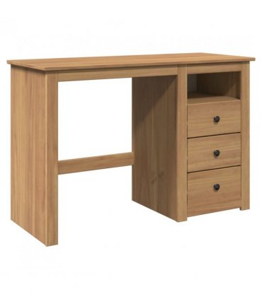 vidaXL Desk PANAMA 112x45x75 cm Solid Wood Pine