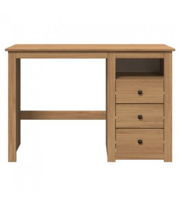 vidaXL Desk PANAMA 112x45x75 cm Solid Wood Pine