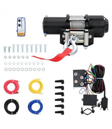 vidaXL Electric Winch 12 V 4500 lbs 2040 kg with Remote Control