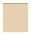 vidaXL Roller Blind Blackout Beige 130x130 cm Fabric Width 126.6 cm Polyester