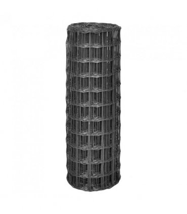 vidaXL Euro Fence Steel 10x1.5 m Grey
