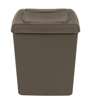 vidaXL Stackable Garbage Bin Boxes 3 pcs Grey 75 L Polypropylene