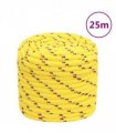 vidaXL Boat Rope Yellow 16 mm 25 m Polypropylene