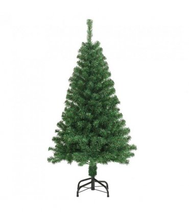 vidaXL Artificial Christmas Tree | Green | PVC, Steel | 150 cm tall | Foldable
