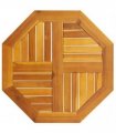 vidaXL Table Top 60x60x2 cm Octagonal Solid Wood Acacia
