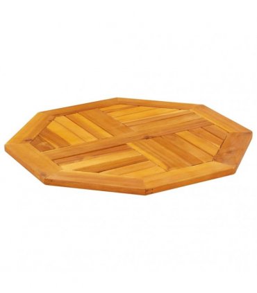vidaXL Table Top 60x60x2 cm Octagonal Solid Wood Acacia