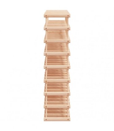 vidaXL Wine Rack for 72 Bottles 90.5x23x90.5 cm Solid Wood Pine