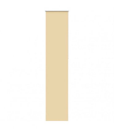 vidaXL Roller Blind Blackout Beige 45x210 cm Fabric Width 40.7 cm Polyester