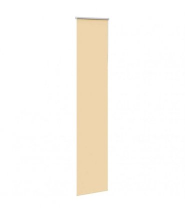 vidaXL Roller Blind Blackout Beige 45x210 cm Fabric Width 40.7 cm Polyester