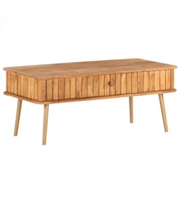 vidaXL Coffee Table 100x50x40 cm Solid Acacia Wood