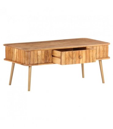 vidaXL Coffee Table 100x50x40 cm Solid Acacia Wood