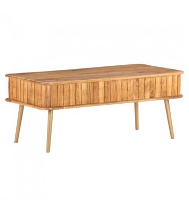 vidaXL Coffee Table 100x50x40 cm Solid Acacia Wood