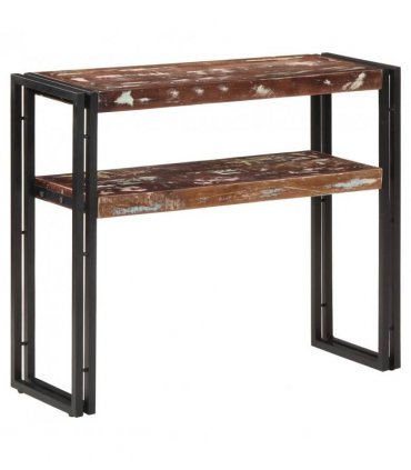 vidaXL Console Table | Multicolour | Solid reclaimed wood | Medium | Storage