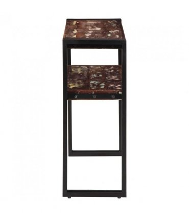 vidaXL Console Table | Multicolour | Solid reclaimed wood | Medium | Storage
