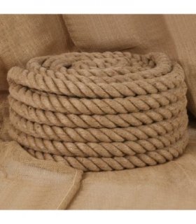 vidaXL Jute Rope 10 m Long 50 mm Thick