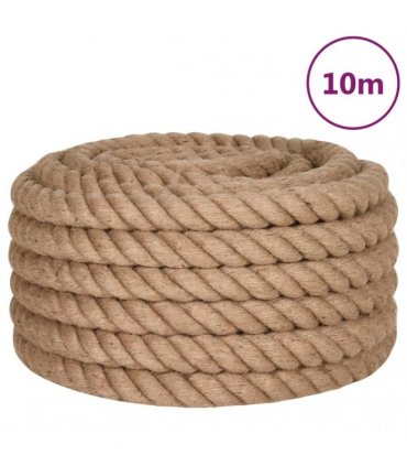 vidaXL Jute Rope 10 m Long 50 mm Thick