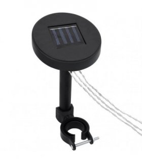 vidaXL Gazebo LED String Lights with Solar Panel