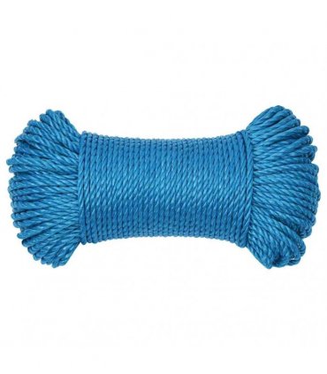 vidaXL Work Rope Blue 6 mm 250 m Polypropylene