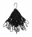 vidaXL Bungee Cord with Hooks 25 pcs 17 cm