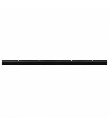 vidaXL Screw-on Door Brush Seals 6 pcs Black 100 cm Aluminium Alloy