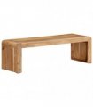 vidaXL TV Stand 110x33x33 cm Solid Wood Acacia