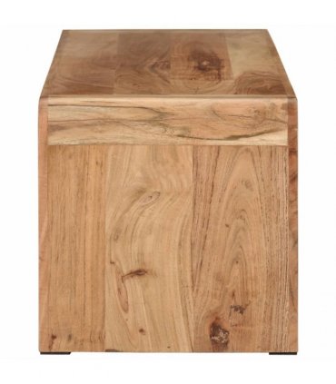 vidaXL TV Stand 110x33x33 cm Solid Wood Acacia