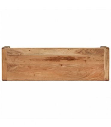 vidaXL TV Stand 110x33x33 cm Solid Wood Acacia
