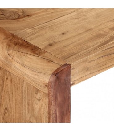 vidaXL TV Stand 110x33x33 cm Solid Wood Acacia