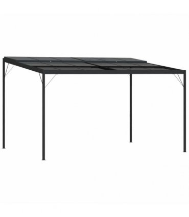 vidaXL Gazebo with Roof Anthracite 4x3x2.5 m Aluminium and Steel