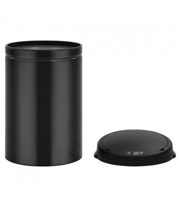vidaXL Automatic Sensor Dustbin 30 L Carbon Steel Black