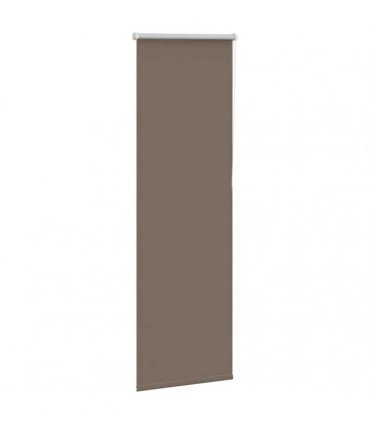 vidaXL Roller Blind Blackout Coffee 60x130 cm Fabric Width 55.7 cm Polyester