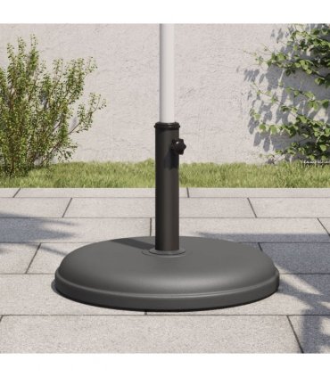 vidaXL Parasol Base for Ø32/35/38 mm Poles 15 kg Round