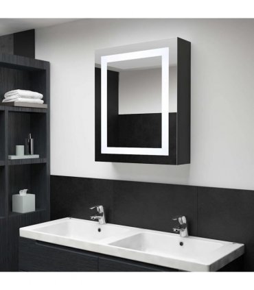 vidaXL LED Bathroom Mirror Cabinet 50x13x70 cm