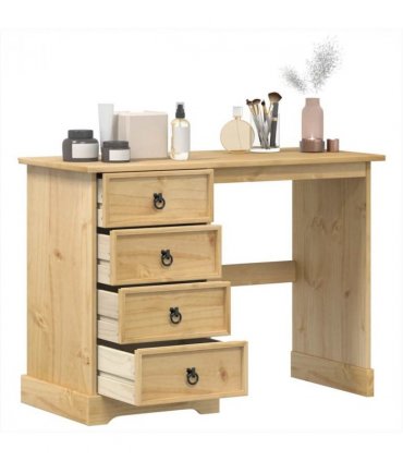 vidaXL Dressing Table Corona104x47x75 cm Solid Wood Pine