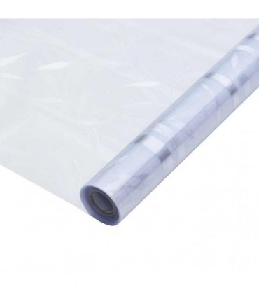 vidaXL Static Window Film Bamboo Pattern 90 x 500 cm PVC