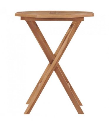 vidaXL Folding Garden Table 60x60x75 cm Solid Teak Wood