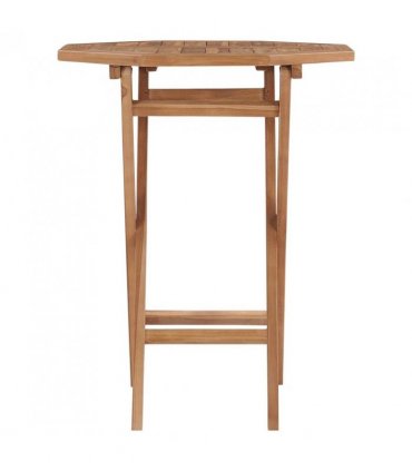 vidaXL Folding Garden Table 60x60x75 cm Solid Teak Wood
