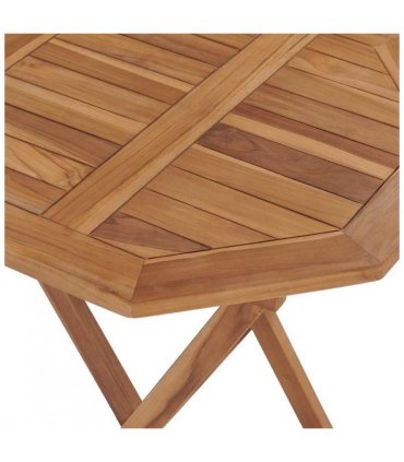 vidaXL Folding Garden Table 60x60x75 cm Solid Teak Wood