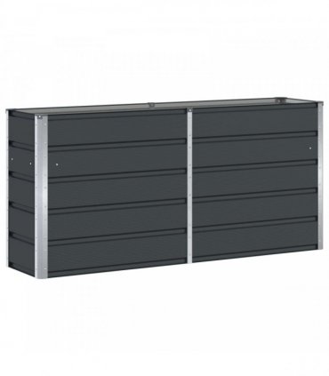 vidaXL Planter Anthracite 160 x 40 x 75 cm Steel