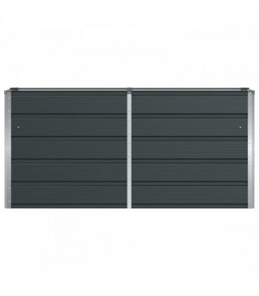 vidaXL Planter Anthracite 160 x 40 x 75 cm Steel
