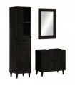 vidaXL 3 Piece Bathroom Furniture Set Solid Wood Mango
