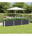 vidaXL Planter Anthracite 240 x 40 x 45 cm Steel