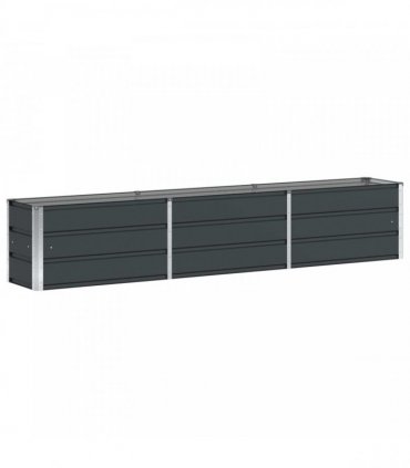 vidaXL Planter Anthracite 240 x 40 x 45 cm Steel