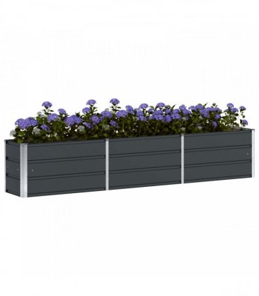 vidaXL Planter Anthracite 240 x 40 x 45 cm Steel