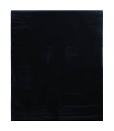 vidaXL Window Film Static Frosted Black 60x1000 cm PVC
