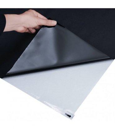 vidaXL Window Film Static Frosted Black 60x1000 cm PVC