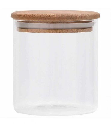 vidaXL Storage Glass Jars with Bamboo Lid 10 pcs 600 ml