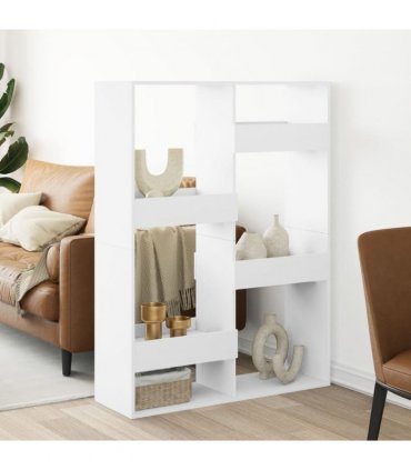 vidaXL Room Divider White 100x33x135 cm Engineered Wood